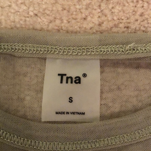 Green mesh TNA top - Picture 2 of 5